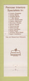 Matchbook Cover - Penrose Interiors Akron OH