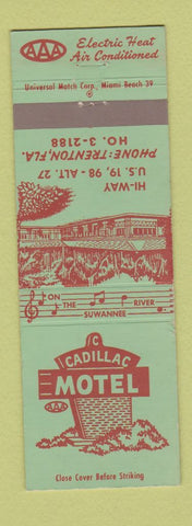 Matchbook Cover - Cadillac Motel Trenton FL