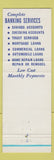 Matchbook Cover - People's Bank 1955 Hazleton PA