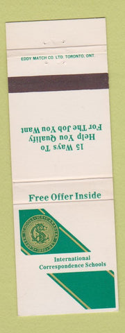 Matchbook Cover - International Correspondence Schools Montreal QC