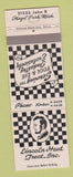 Matchbook Cover - Lincoln Heat Treat Tool Die Hazel Park MI Abraham