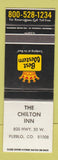 Matchbook Cover - Best Western Chilton Inn Pueblo Colorado