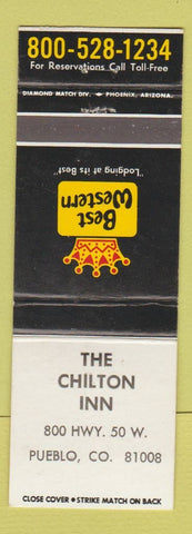 Matchbook Cover - Best Western Chilton Inn Pueblo Colorado