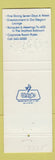 Matchbook Cover - Crab House Restaurant Lake Wales FL