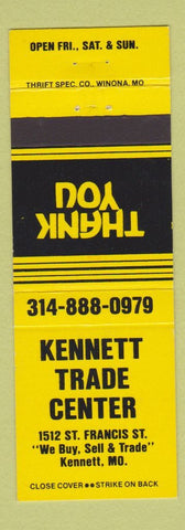 Matchbook Cover - Kennett Trade Center Kennett MO