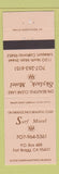 Matchbook Cover - Surf Motel Fort Bragg CA Mendocino