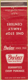 Matchbook Cover - PayLess Drug Stores WORN