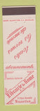 Matchbook Cover - Librairie de Rome Brussels Belgium