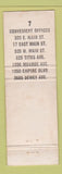 Matchbook Cover - First Federal Rochester? NY? WEAR