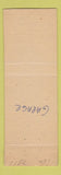 Matchbook Cover - Marche Motors Ford Belgium