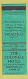 Matchbook Cover - Colonial Hotel Smethport PA WEAR