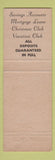 Matchbook Cover - Society for Savings East Hartford CT