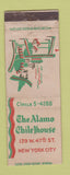 Matchbook Cover - Alamo Chile House New York City WEAR