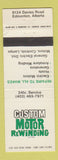 Matchbook Cover - Custom Motor ReWinding Edmonton AB
