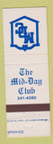 Matchbook Cover - Mid Day Club Cleveland OH