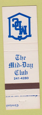 Matchbook Cover - Mid Day Club Cleveland OH