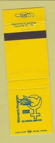 Matchbook Cover - Women's Program US Postal Service