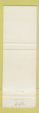Matchbook Cover - Crossroads Plantation Inn Moberly MO