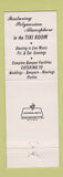 Matchbook Cover - Tom's Restaurant Jackson MI