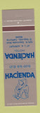 Matchbook Cover - Hacienda Hotel El Segundo CA