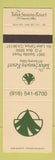Matchbook Cover - Tahoe Seasons Resort South Lake Tahoe CA