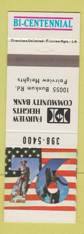 Matchbook Cover - Fairview Heights Community Bank 1976