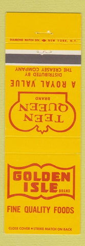 Matchbook Cover - Golden Isle Foods Teen Queen