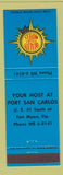 Matchbook Cover - Quality Court Motels Port San Carlos Fort Myers FL