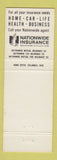 Matchbook Cover - Nationwide Insurance Fleck Danville PA