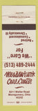 Matchbook Cover - Meadowbrook Care Center Montgomery OH