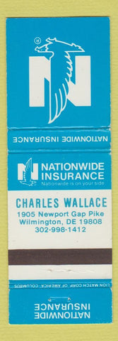 Matchbook Cover - Nationwide Insurance Charles Wallace Wilmington DE