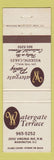 Matchbook Cover - Watergate Terrace Washington DC