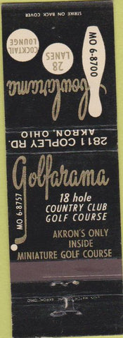 Matchbook Cover - Bowlarama Bowling Akron OH