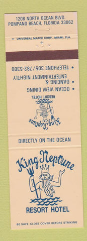 Matchbook Cover - King Neptune Resort Hotel Pompano Beach FL