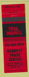 Matchbook Cover - Kennett Trade Center Kennett MO RED