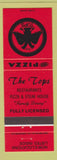 Matchbook Cover - The Tops Pizza Restaurant Canada