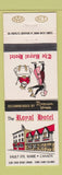 Matchbook Cover - The Royal Hotel Sault Ste Marie ON