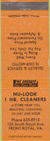 Matchbook Cover - Nu Look 1 Hour Cleaners Front Royal Vaorange