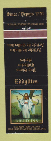 Matchbook Cover - Eddy Match Pub Signs Druid Inn