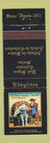 Matchbook Cover - Eddy Match Pub Signs Tradesmans Arms Free House