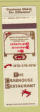 Matchbook Cover - The Crabhouse Restaurant Lake Wales FL