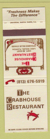 Matchbook Cover - The Crabhouse Restaurant Lake Wales FL