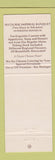 Matchbook Cover - August Moon Restaurant Dallas TX