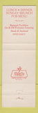 Matchbook Cover - Red Blazer Restaurant Lounge Concord NH