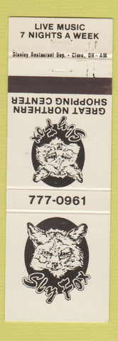 Matchbook Cover - Sly Fox