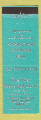 Matchbook Cover - First National Motor Bank Smith Center AR