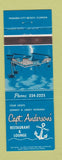 Matchbook Cover - Capt. Anderson's Restaurant Panama City Beach FL