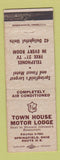 Matchbook Cover - Town House Motor Lodge Springfield OH WEAR