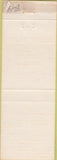 Matchbook Cover - Schryver Real Estate Williamstown MA orange
