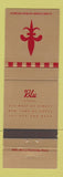 Matchbook Cover - Blu New  York City restaurant